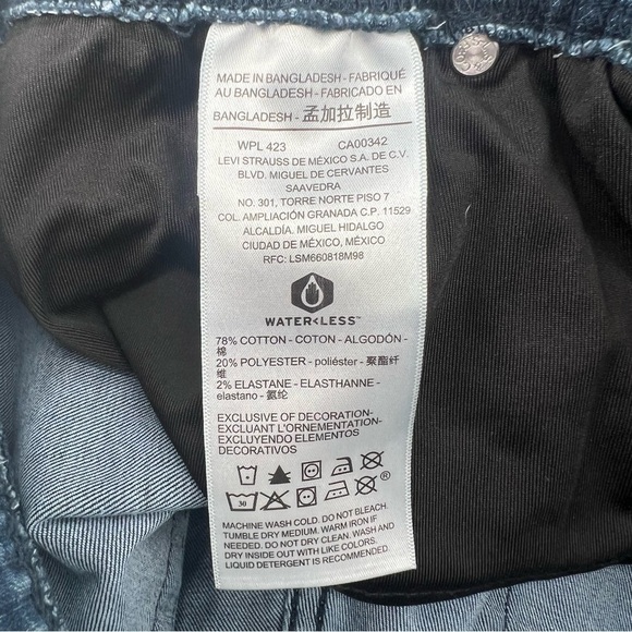Signature By Levi Strauss Totally Shaping Skinny Jeans Size 10 Long Women’s - Picture 7 of 7